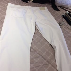 Men’s AG white jeans. Like new.